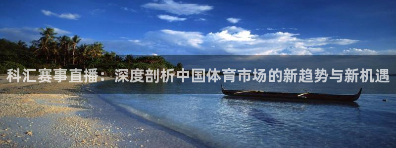快来体育直播吧手机版：科汇赛事直播：深度剖析中国体育市场的新趋势与新机遇